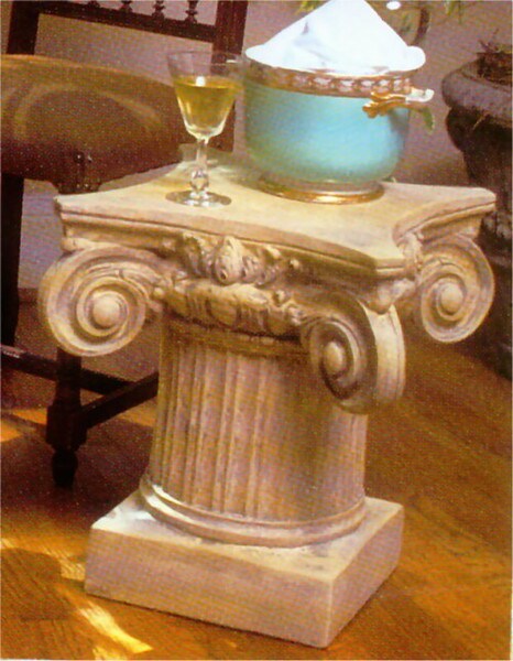 Scamozzi Cocktail Table Base or Pedestal for Statue Display